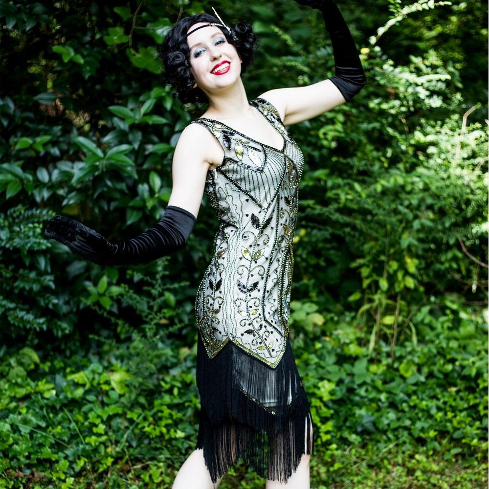 Black Gatsby Costume Accessories Set of 6 1920s – VINTAGEPOST