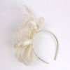 Wedding Fascinator Women Feather Hair Band Church Tea Party